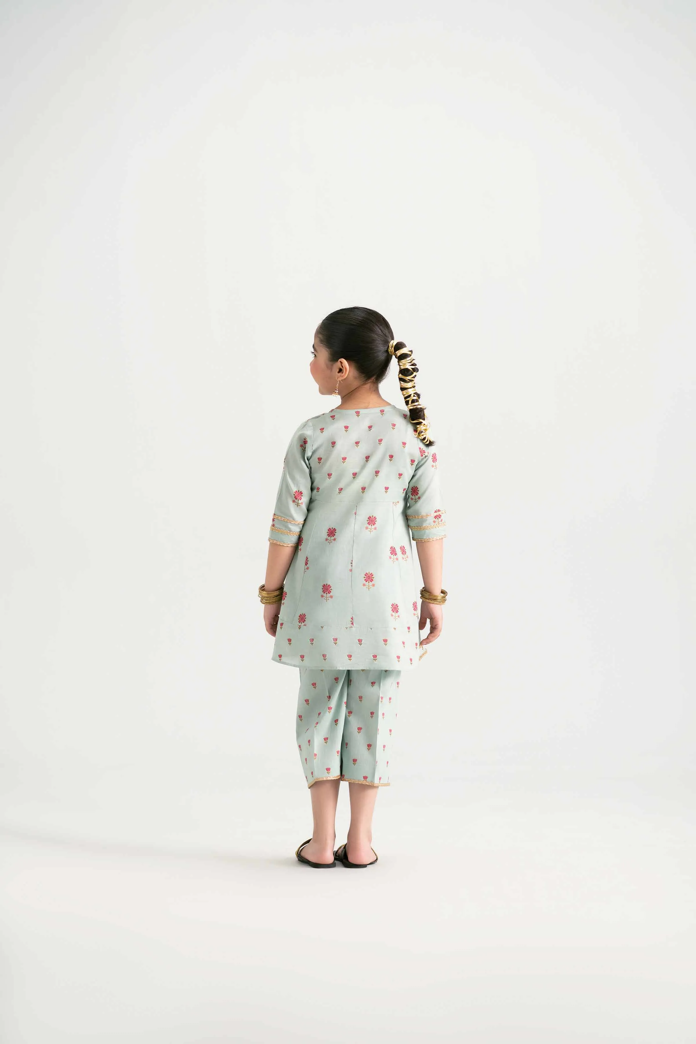 2 Piece - Embroidered Suit - PMD25-08 D