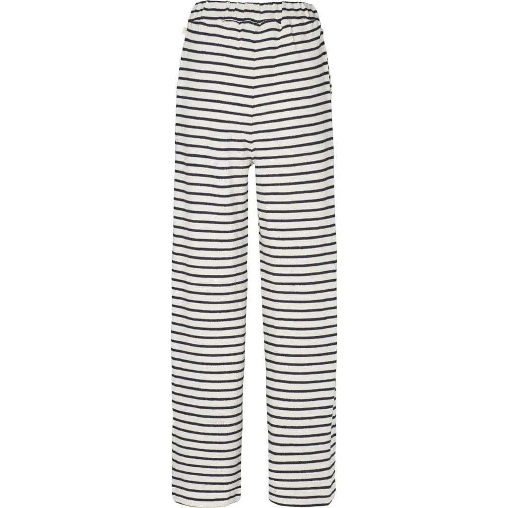Basic Apparel - Mint Loose Pants - 705 Whisper White / Sky Captain