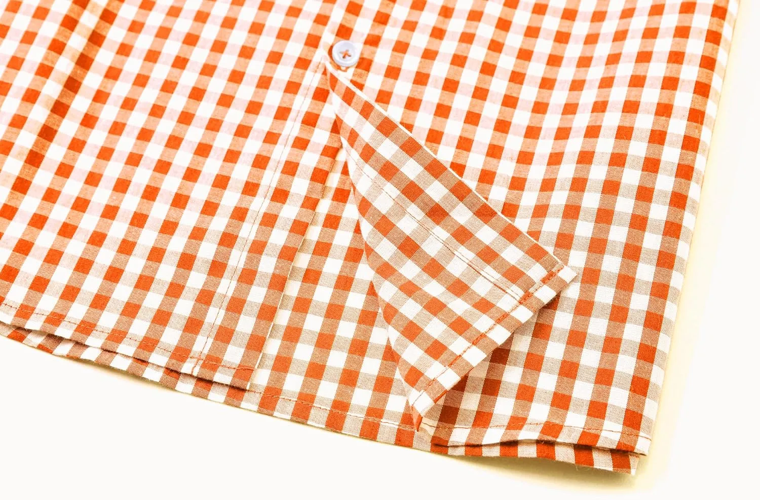 Cromoncent Boys and Mens Summer Plaid Shirt Casual Short Sleeve Button Down Shirts