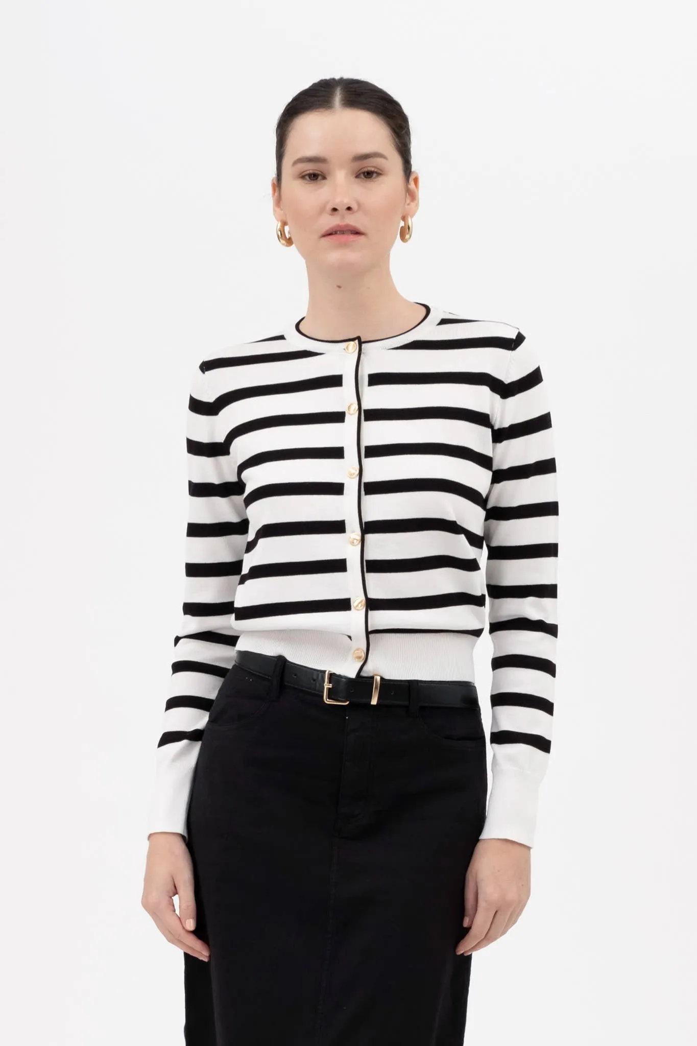 Darla Striped Cardi