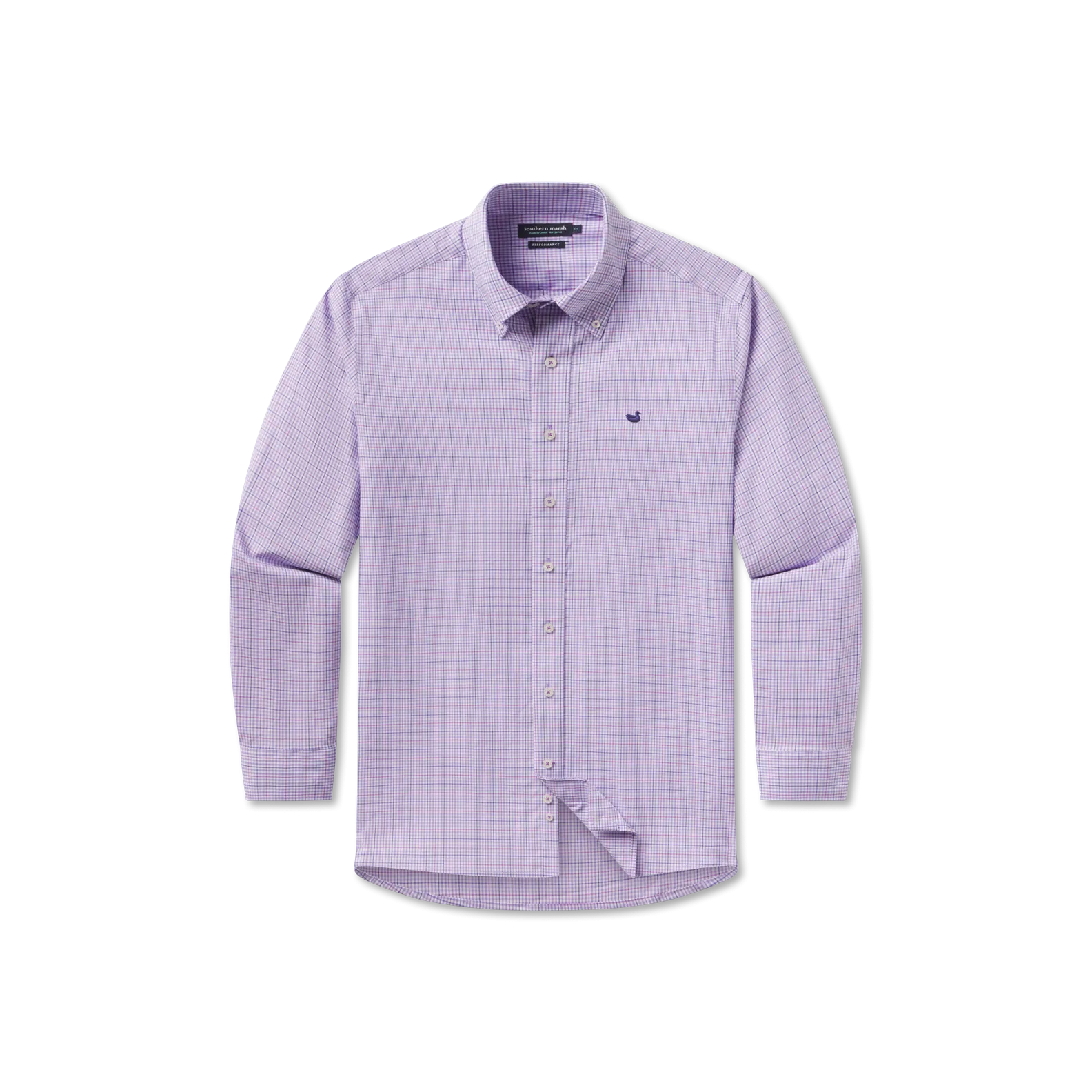 Dyer Performance Gingham Dress Shirt