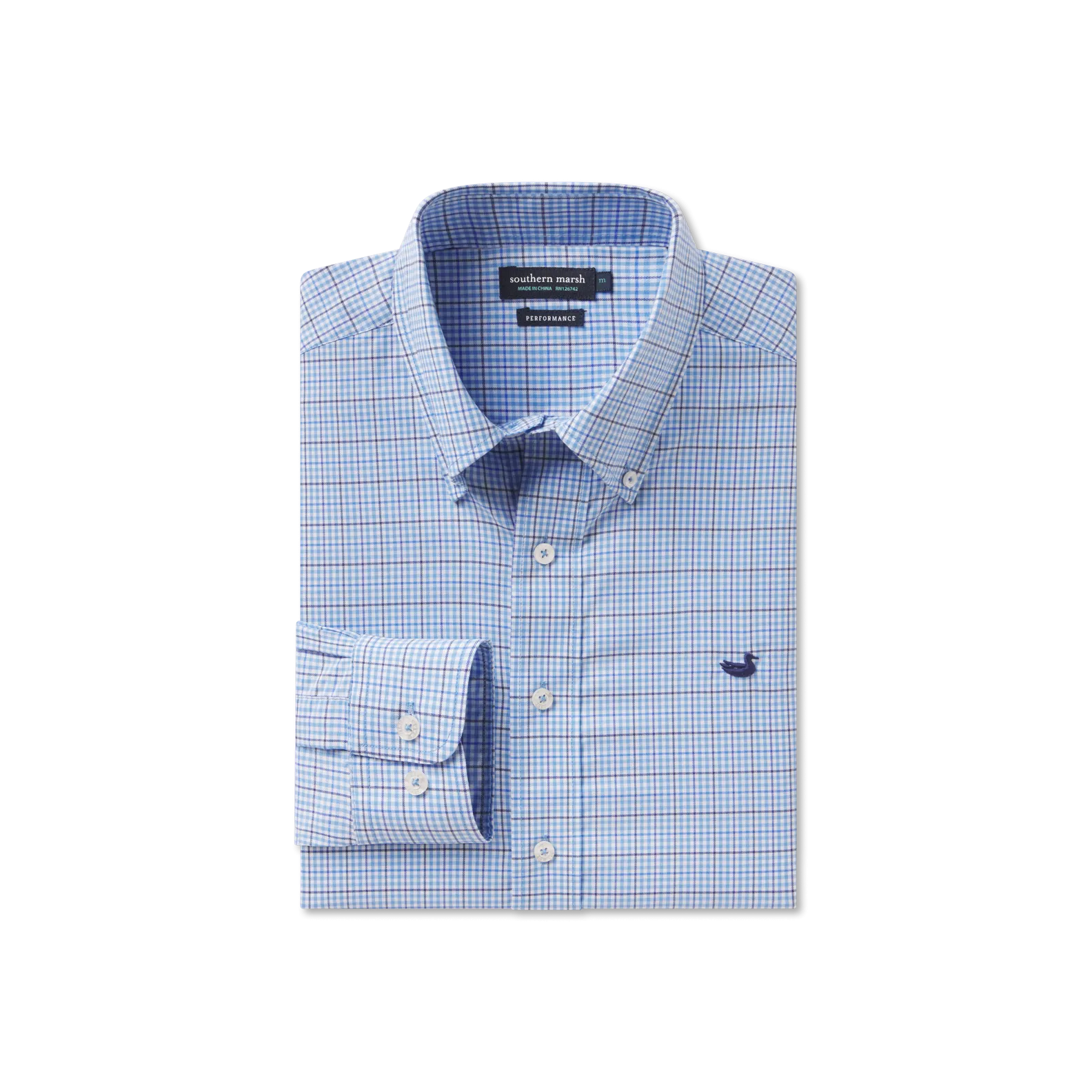 Dyer Performance Gingham Dress Shirt