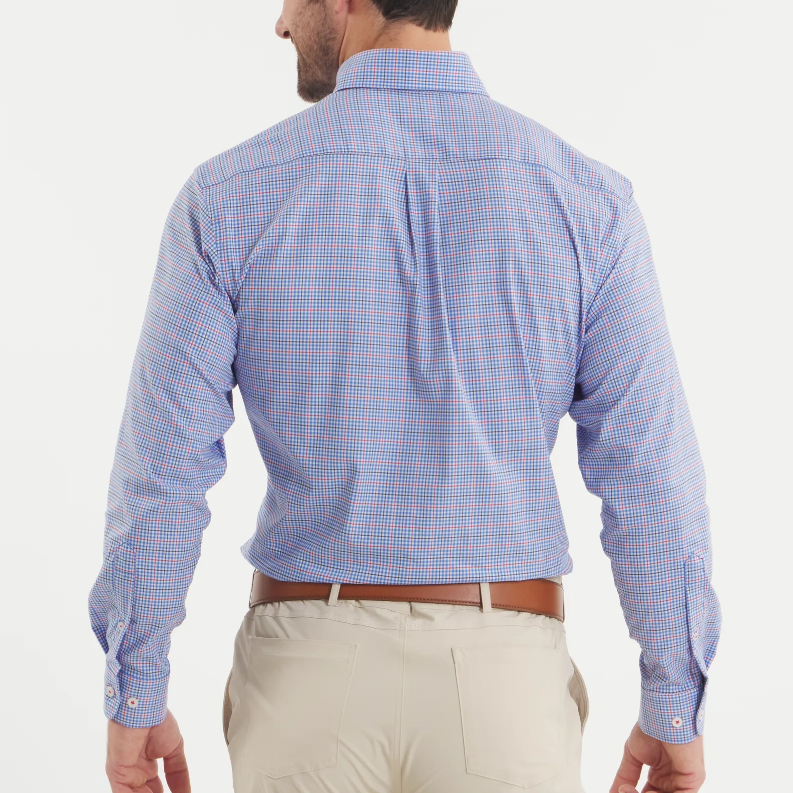 Dyer Performance Gingham Dress Shirt