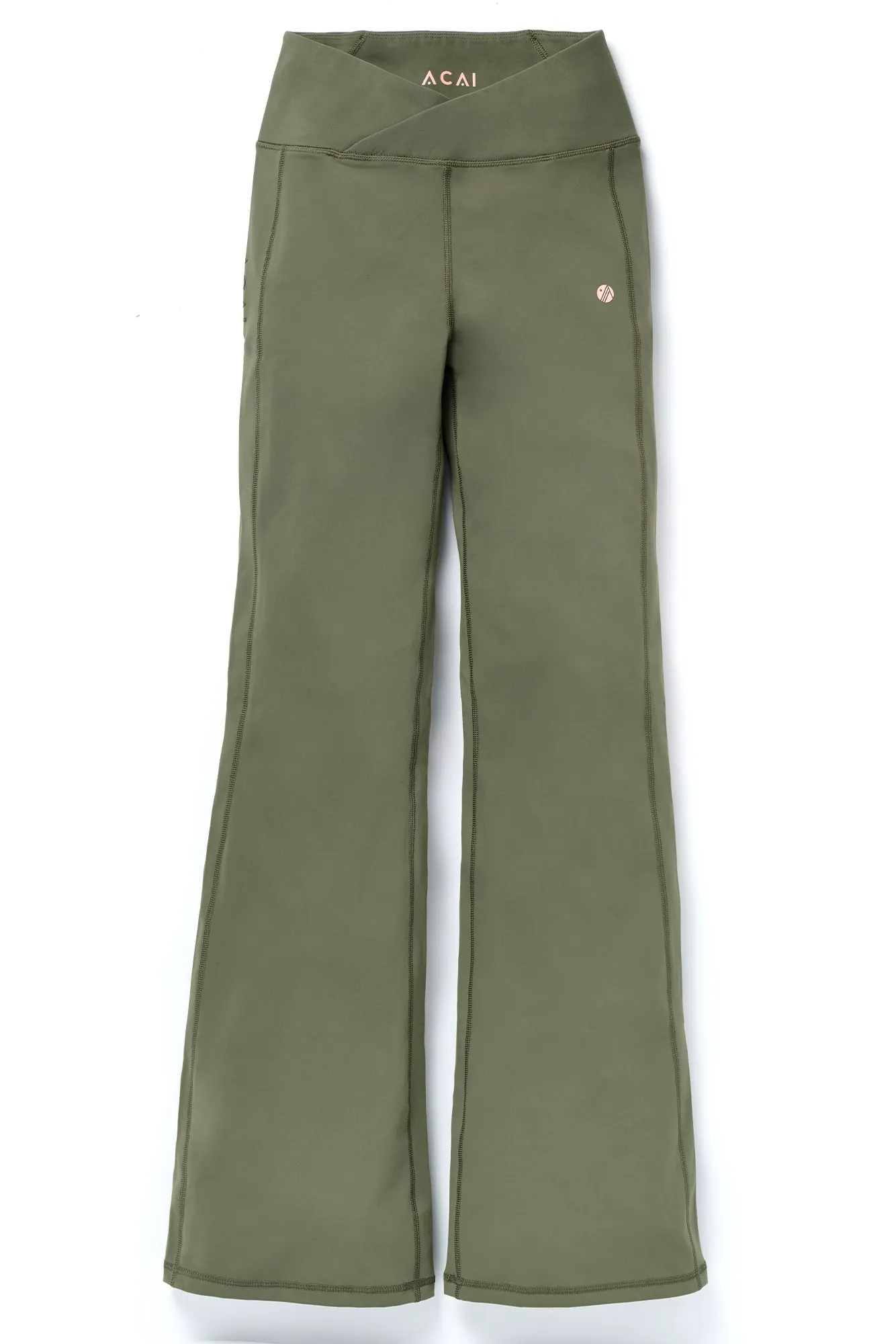 Encompass Flared Trousers - Deep Sage