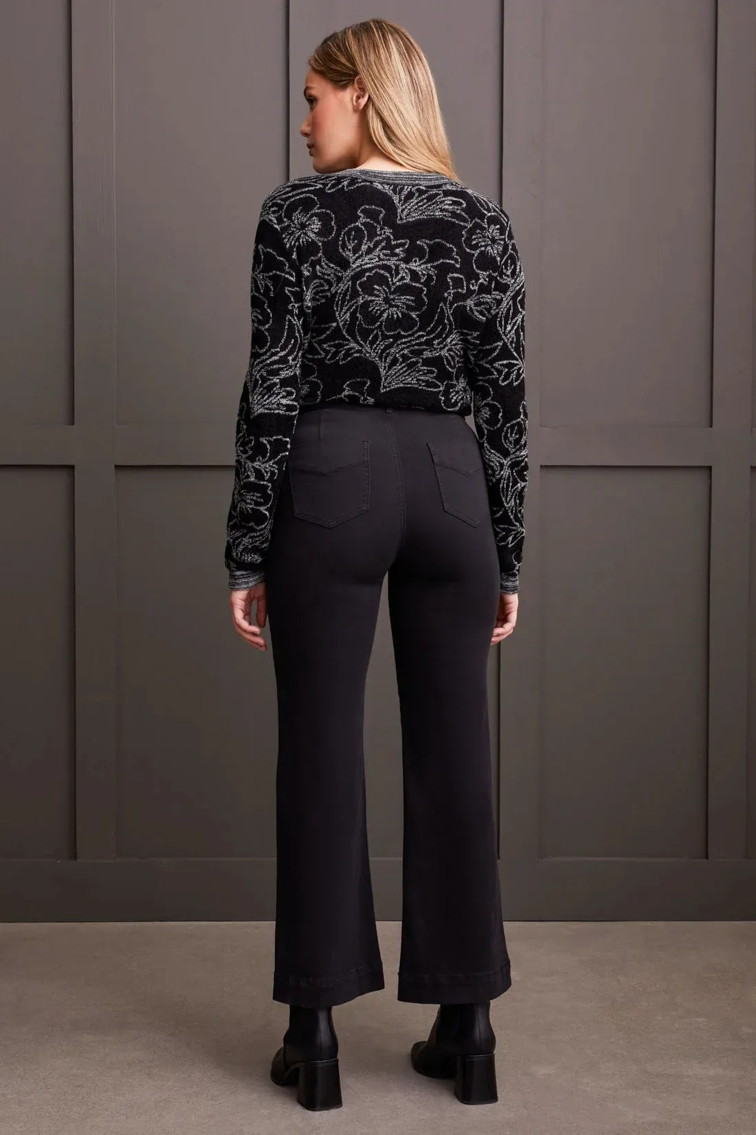 Front Fly 5 Pocket Pant [Black-1861O]