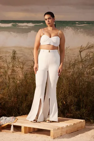 Ivory Flared Trouser