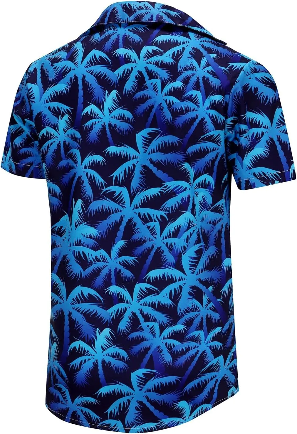 KYKU Funky Hawaiian Shirt for Men Palm Beach Shirts Tropical Vacation Clothes