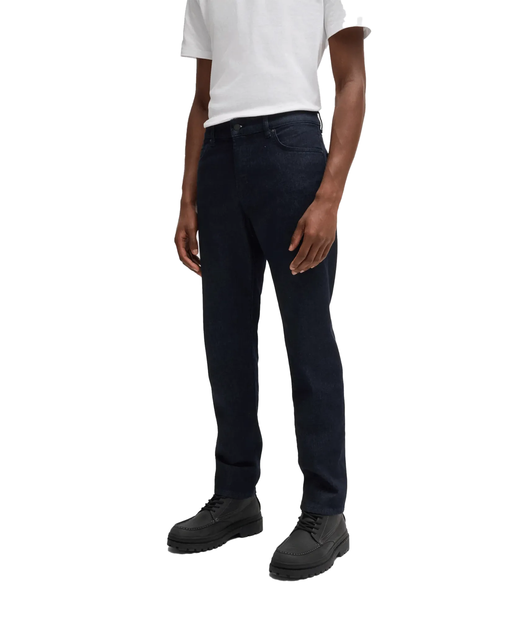 Maine Regular-fit Jeans in Deep Indigo Comfort-stretch Denim - Navy