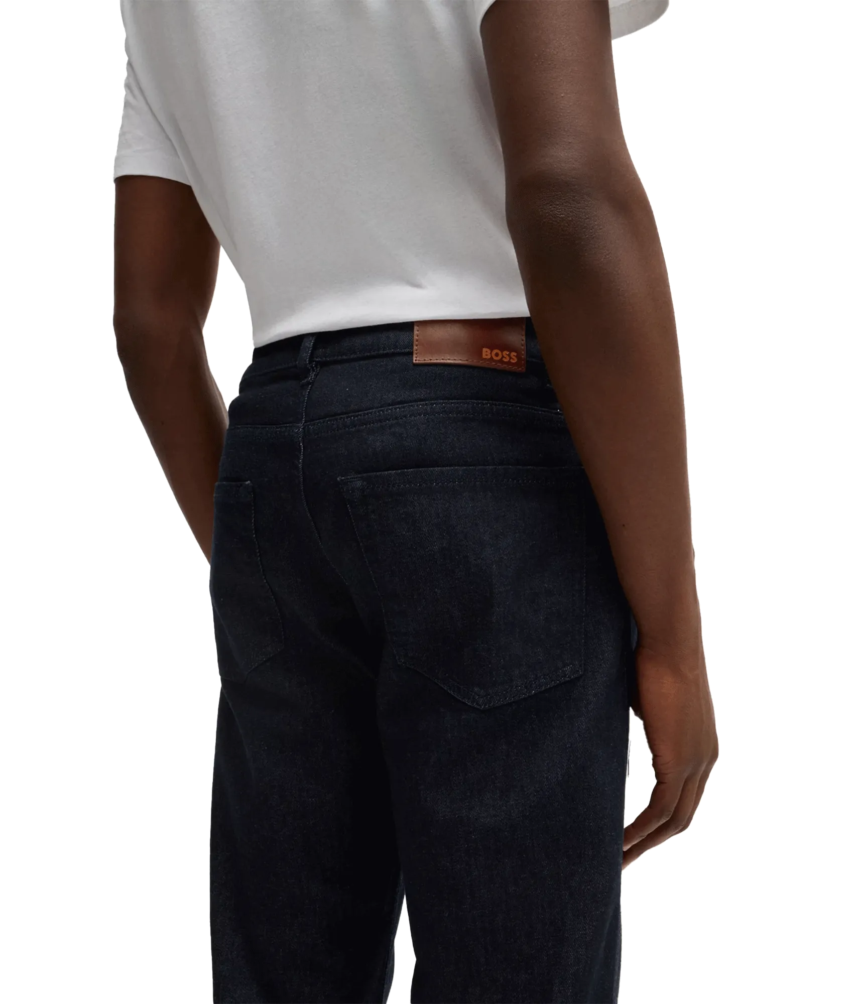 Maine Regular-fit Jeans in Deep Indigo Comfort-stretch Denim - Navy