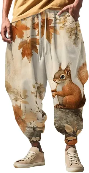 Men Hippih Harem Pants Fashion Street Feel Casual Sweatpants Mens Athletic Pants Hammer Pants Men's Yoga
