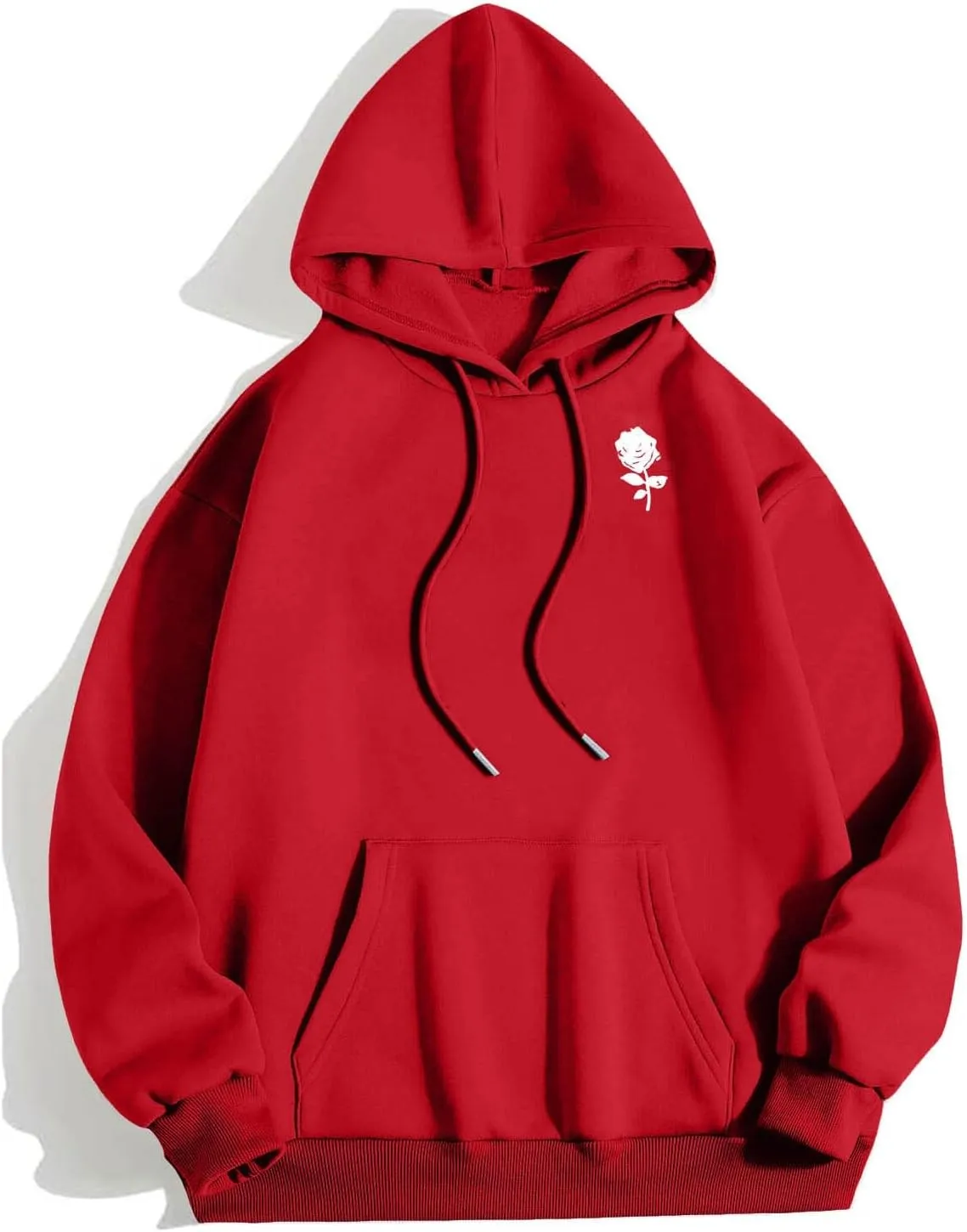Men's Fashion Loose Sweatshirt Graphic Hoodies for Men Pullover Sweatshirt 2024 Long Sleeve Drawstring Casual Hooded