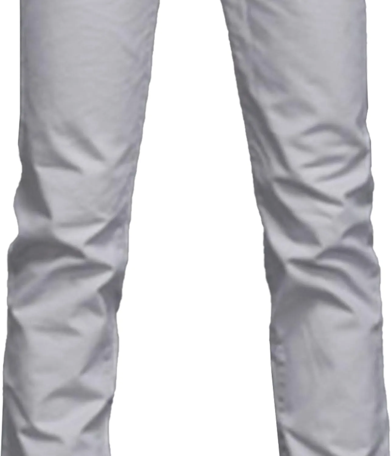 Men's Style Comfy Solid Chinos Pants Casual Slim Fit Business Slack Stretch Straight Fashion Trousers
