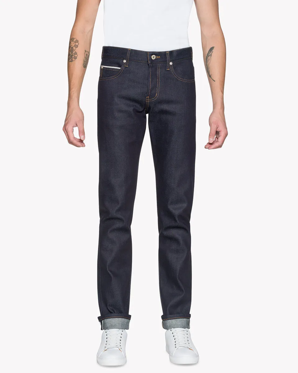 Naked & Famous Denim Super Guy Skinny Mens Jeans - Nightshade Stretch Selvedge