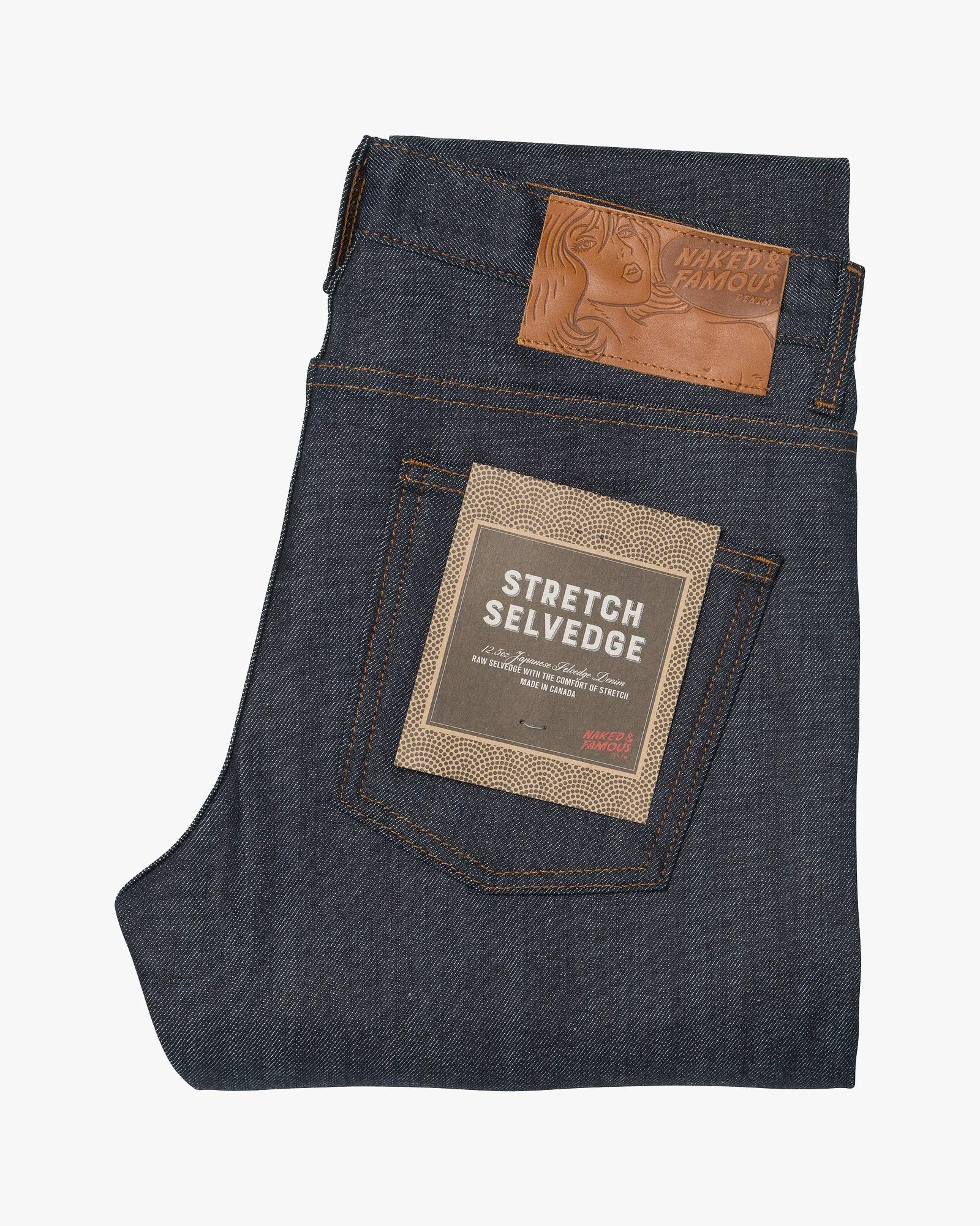 Naked & Famous Denim Super Guy Skinny Mens Jeans - Stretch Selvedge
