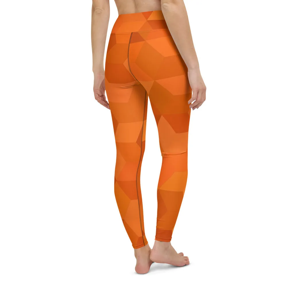 'NARANJA' full-length yoga leggings