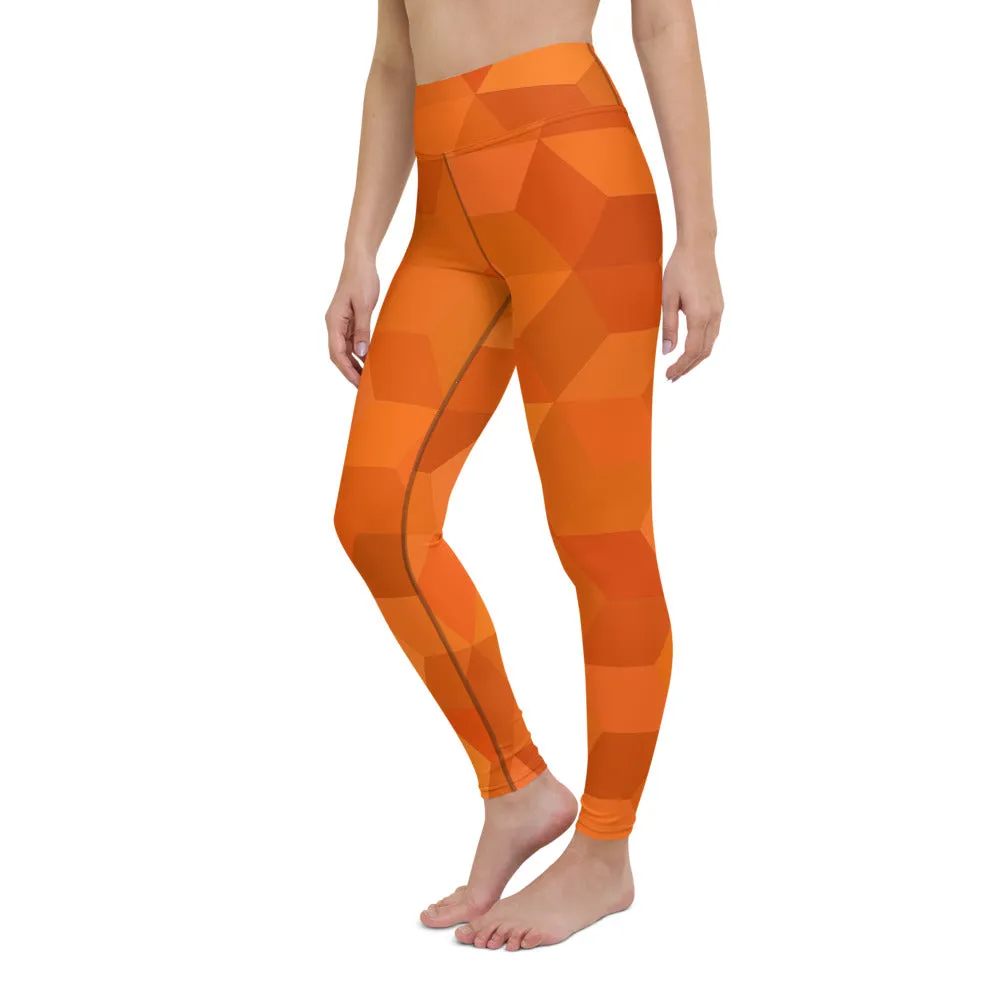 'NARANJA' full-length yoga leggings
