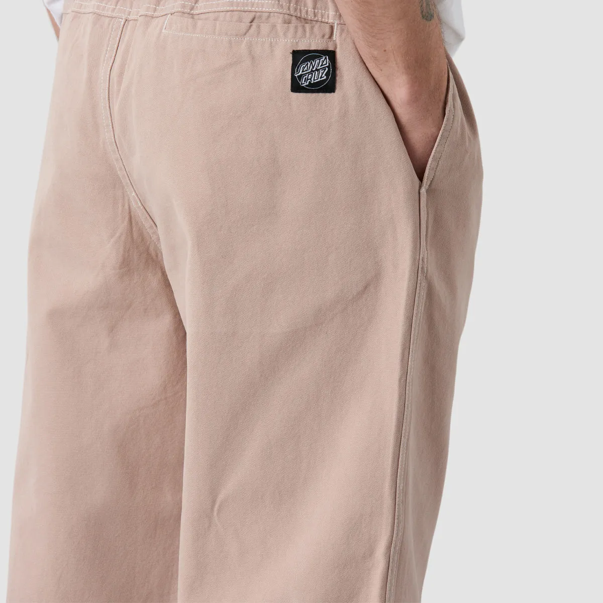 Santa Cruz Tab Pants Mushroom/White