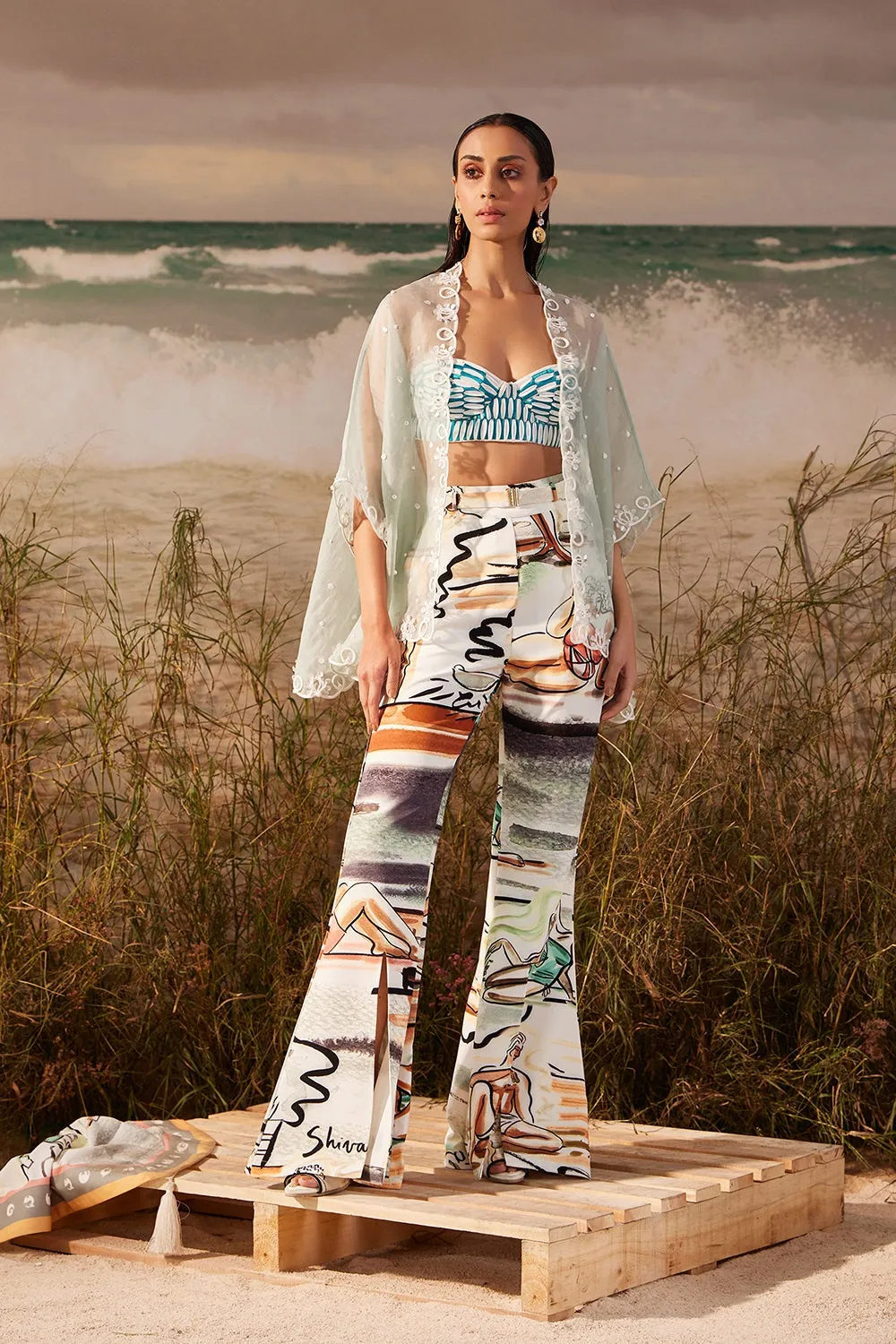Saun Flared Trousers