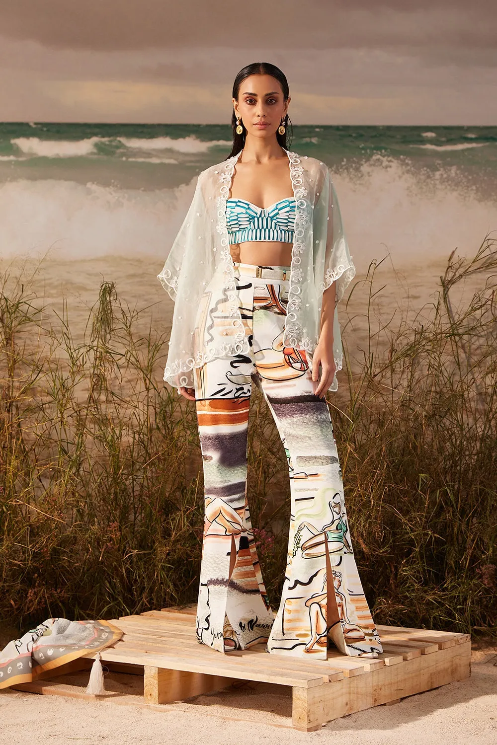 Saun Flared Trousers