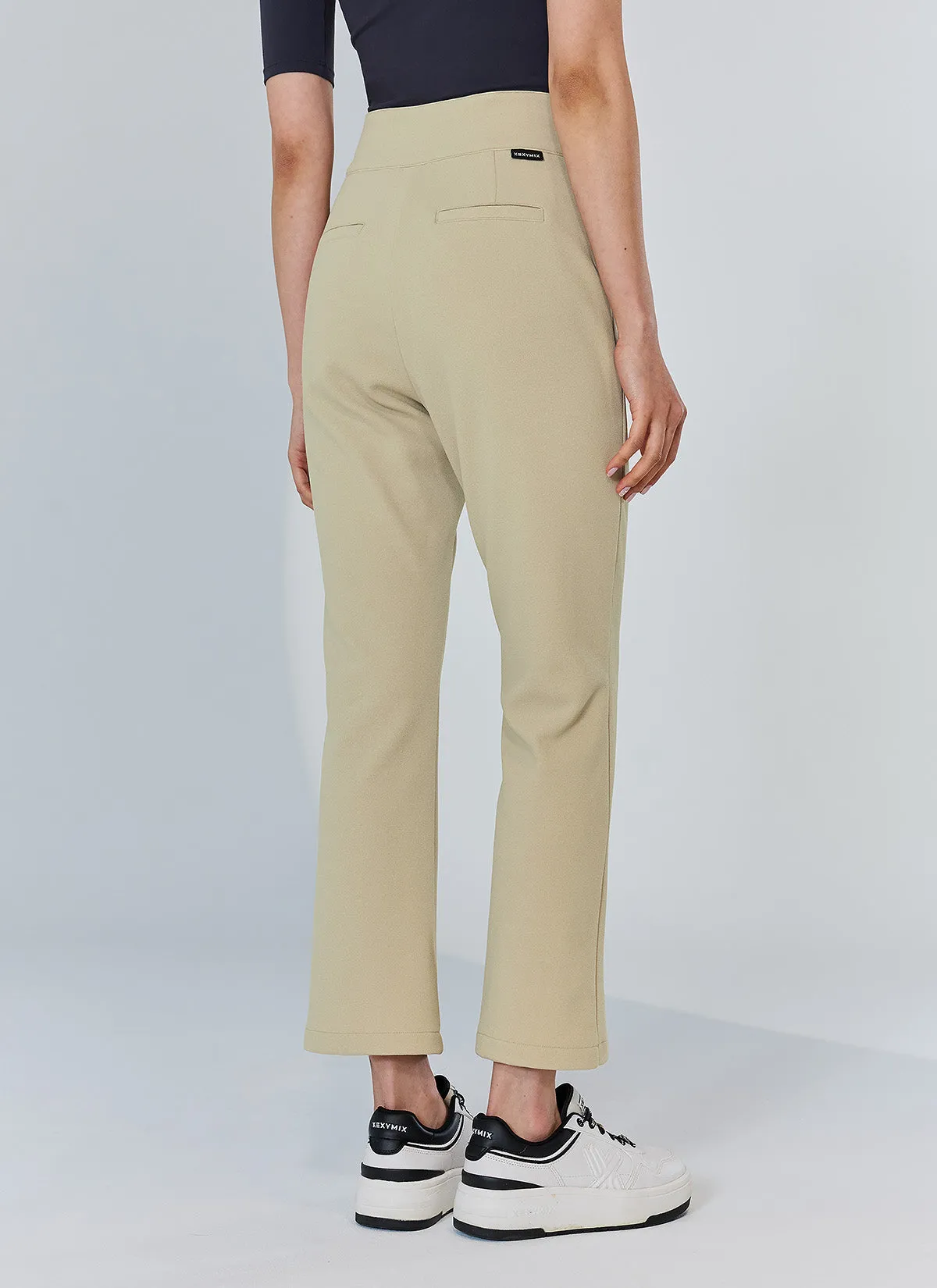 Stretch Banding Napping Bootscut Slacks
