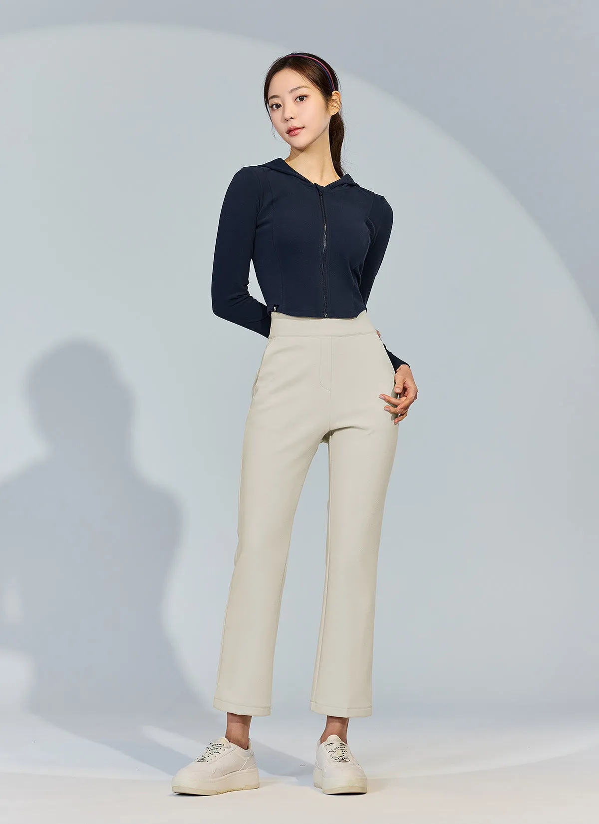 Stretch Banding Napping Bootscut Slacks