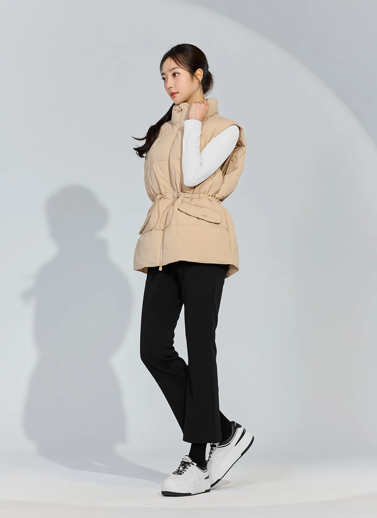 Stretch Banding Napping Bootscut Slacks