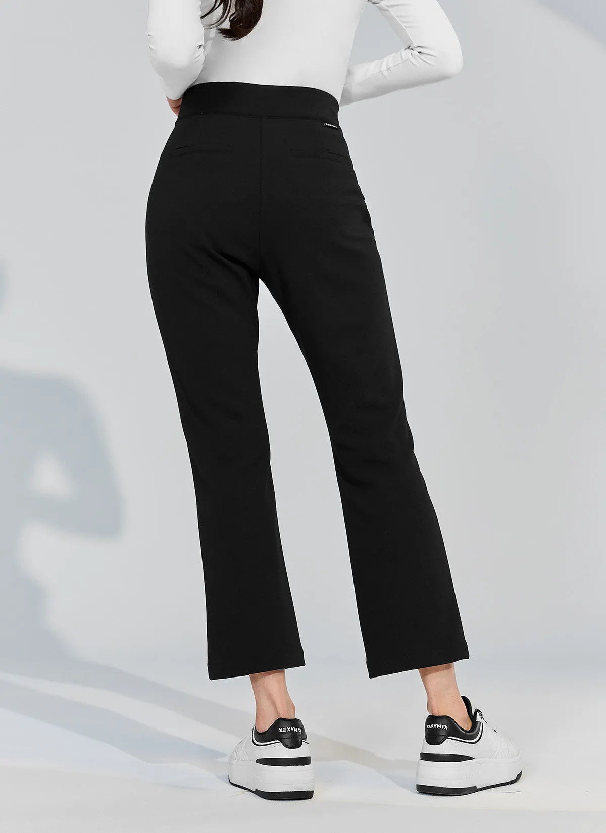 Stretch Banding Napping Bootscut Slacks