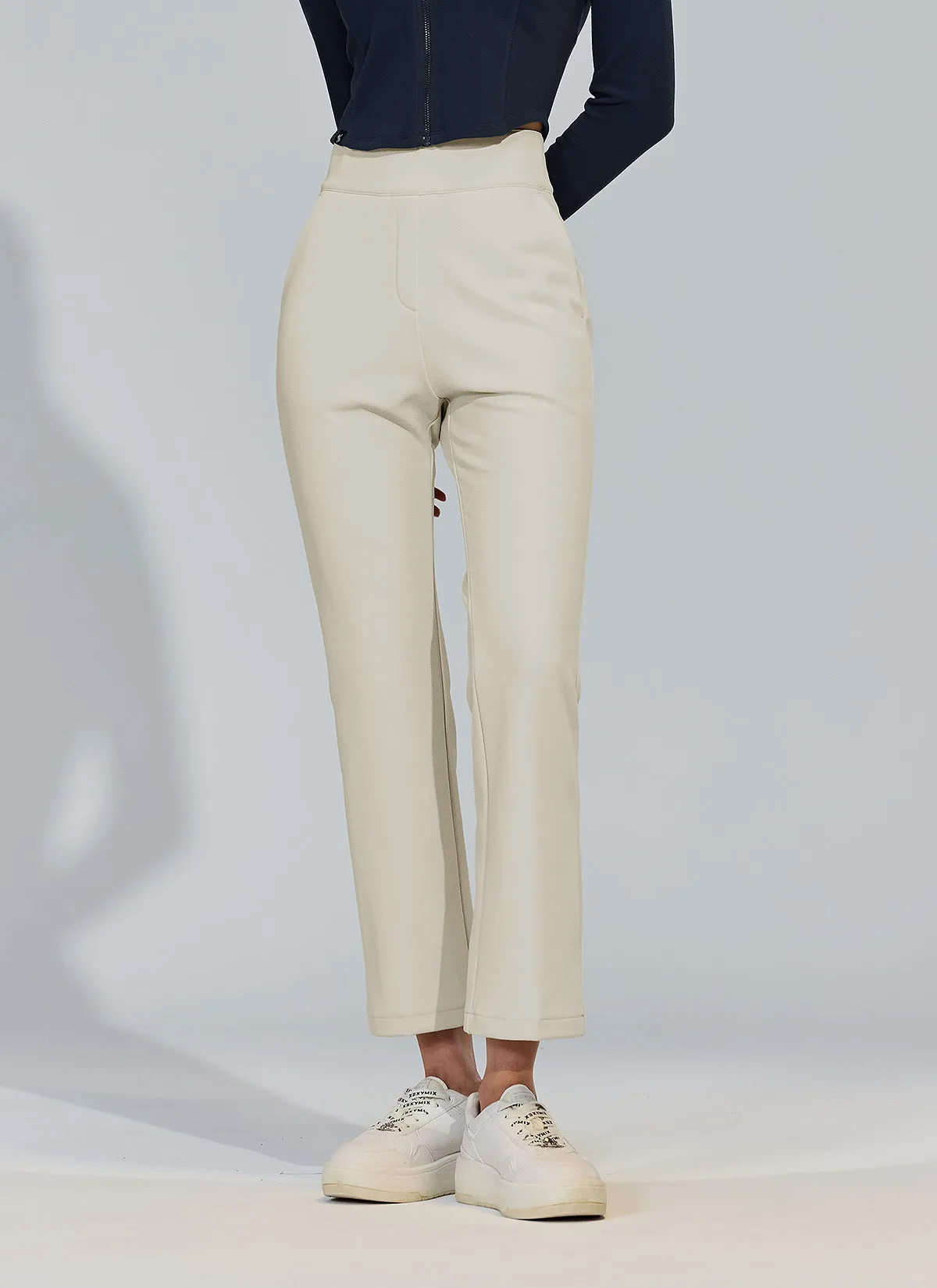 Stretch Banding Napping Bootscut Slacks