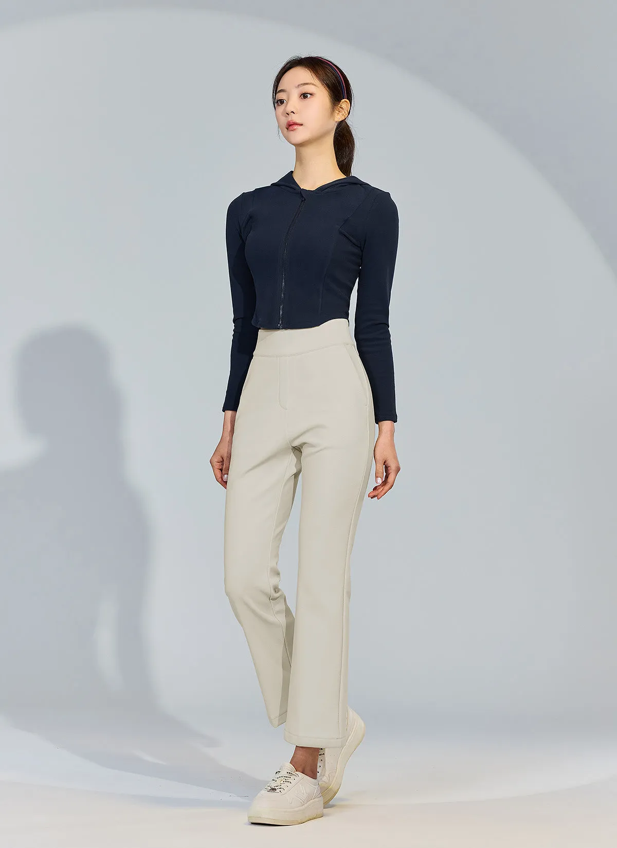 Stretch Banding Napping Bootscut Slacks