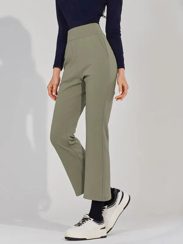 Stretch Banding Napping Bootscut Slacks