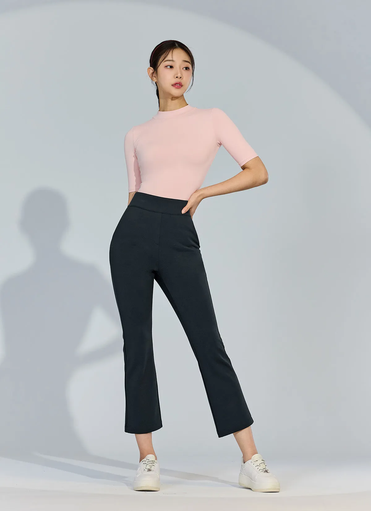 Stretch Banding Napping Bootscut Slacks
