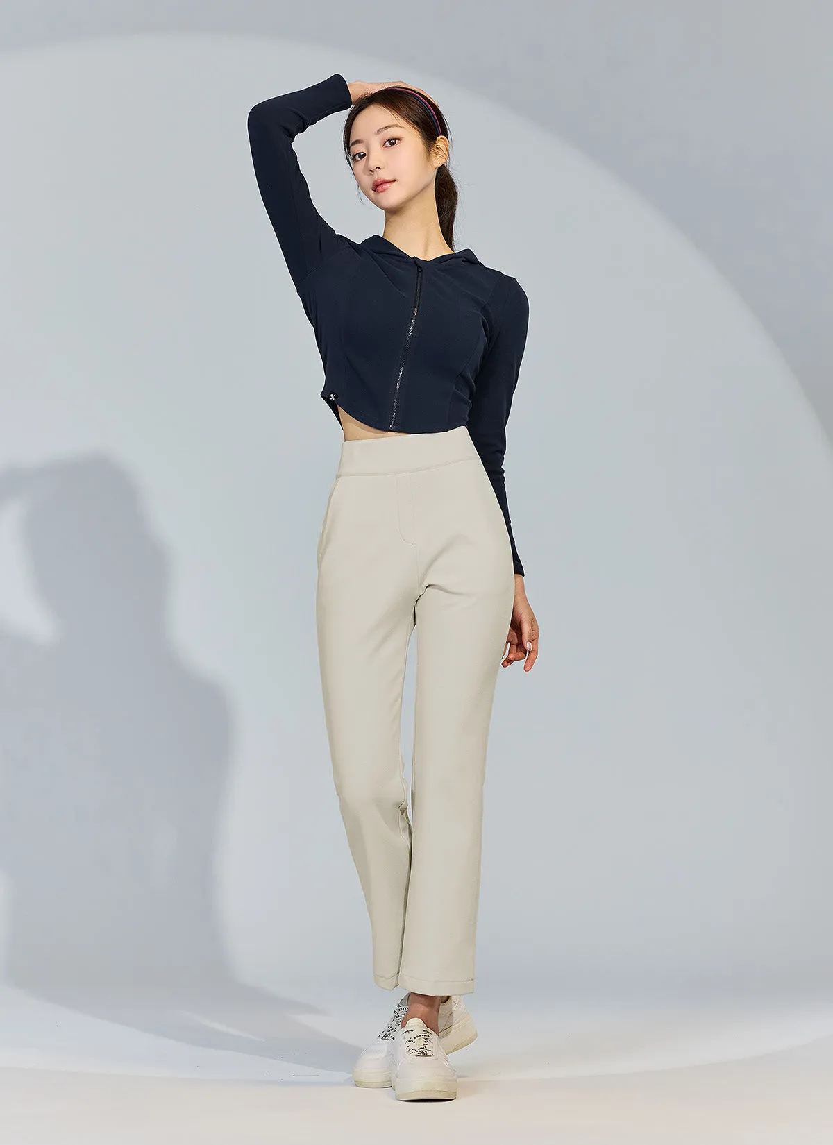 Stretch Banding Napping Bootscut Slacks