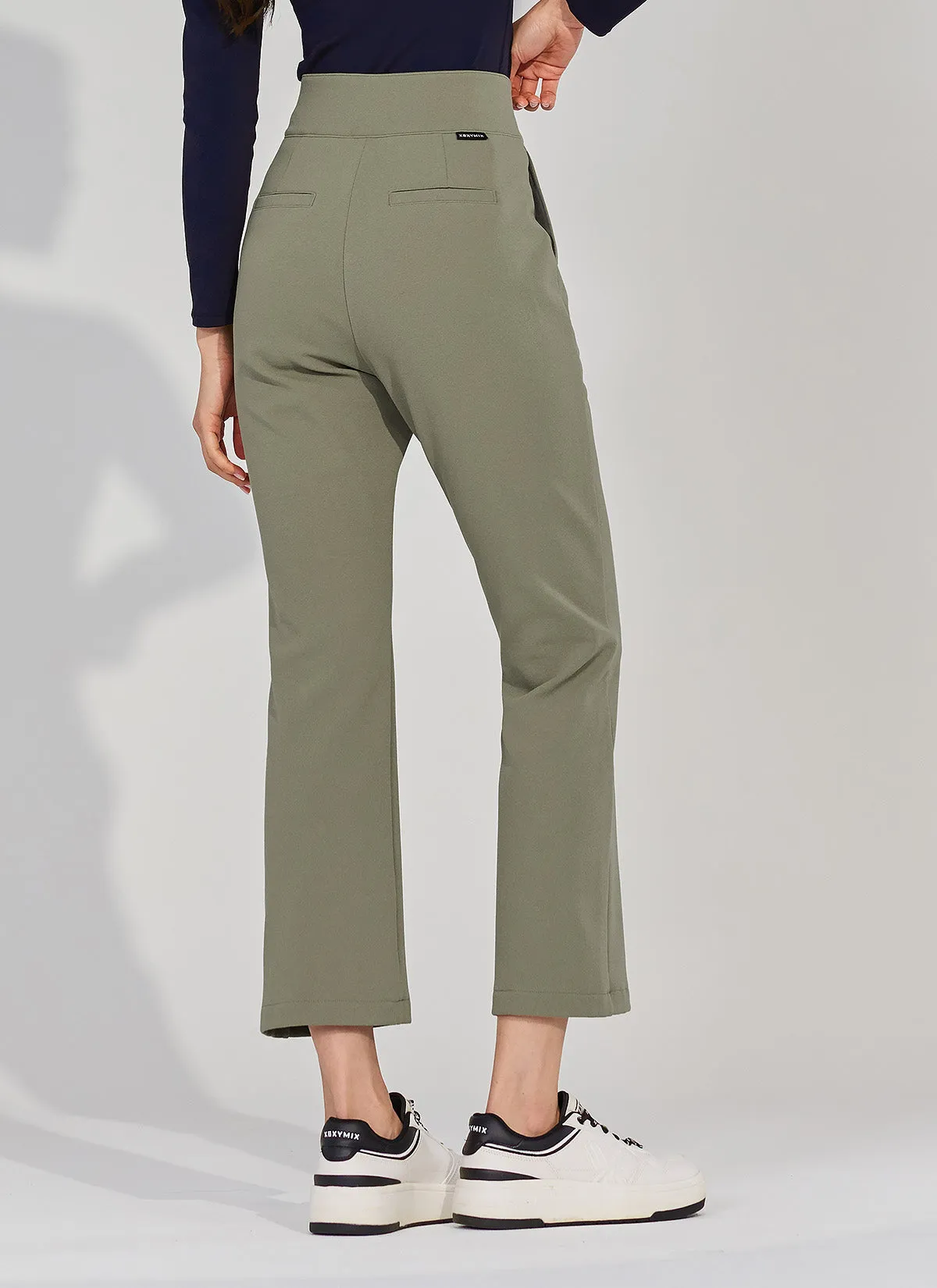 Stretch Banding Napping Bootscut Slacks
