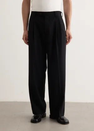 Super Fine Tropical Wool Two-Tuck Slacks