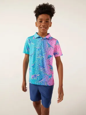 The Dino Delight (Boys Performance Polo)