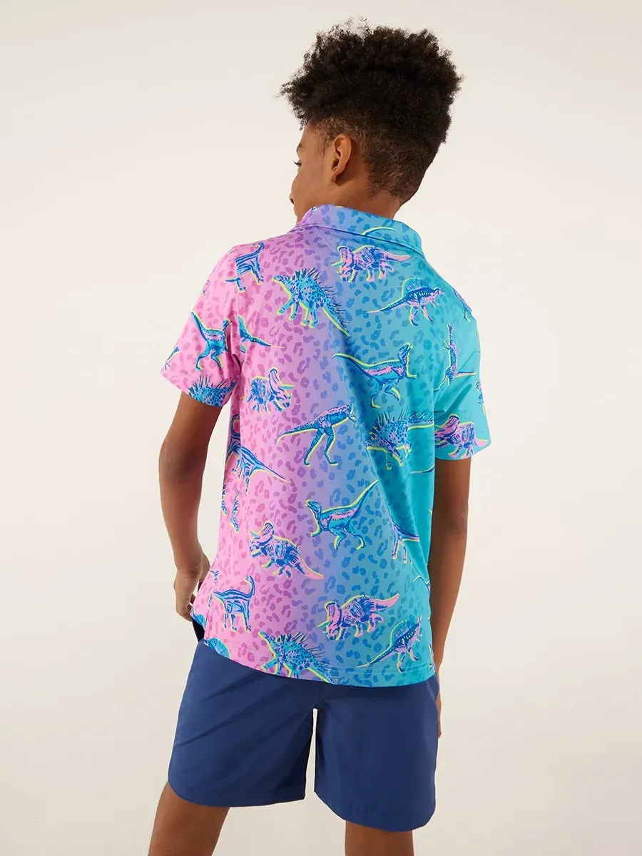 The Dino Delight (Boys Performance Polo)