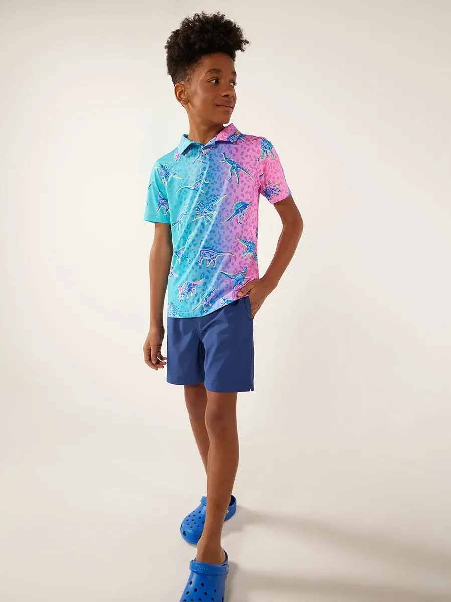 The Dino Delight (Boys Performance Polo)