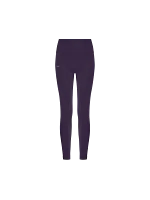 Women's Plant-Stretch Compressive Leggings—Blackberry Purple