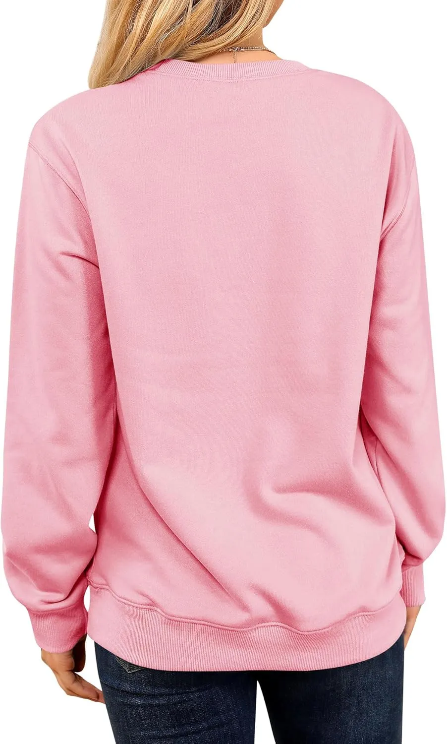 Womens Tale As Old As Time Crewneck Long Sleeve Sweatshirts Graphic Casual Letters Printed Shirts